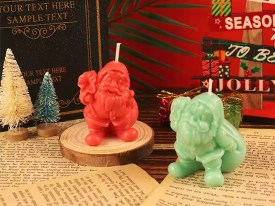 Molde silicona Papa Noel con bolsa